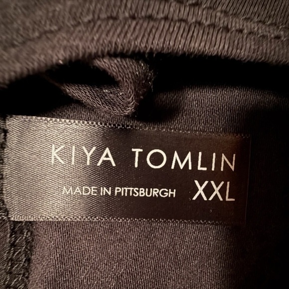 KIYA TOMLIN Black Kansas City Chiefs Cut Out Tri-Blend Shirt - XXL Black - Picture 8 of 15